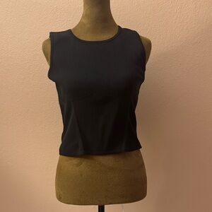 Elegant Black Sleeveless Tank Top